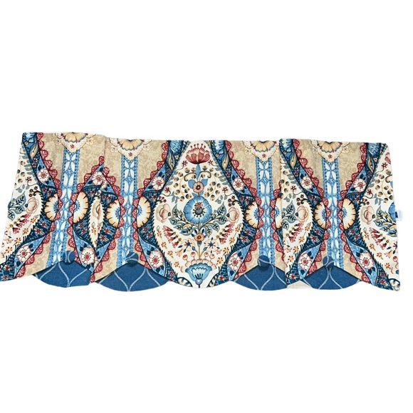 RLF Home Hartford Connecticut Valence 52”Lx15”H Curtain Fully Lined Rod Pocket - Picture 5 of 10